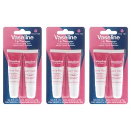Vaseline Lip Therapy - Rosy Lips by Vaseline for Women - 0.7 oz Lip Balm (Pack of 3)