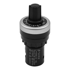 Tiardey 2PCS 22mm 10K Ohm Variable Speed Potentiometer Rotary Potentiometer Inverter Converter Potentiometer Switch