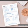 Project Planner Notepad - Project Management Organizer Desk Pad -