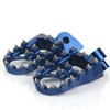 ACCOSSATO Offroad-Trittbretter blau in Ergal 7075 für KTM SX von 1998 bis 2015 (CC 200)