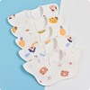 New Arrival Colorful Printing Bamboo Soft Baby Bibs Bamboo Material