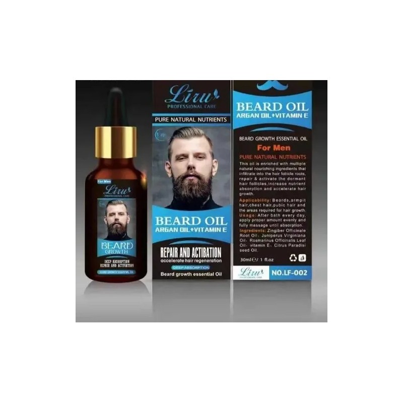 Serum Crecimiento Rápido Engrosamiento Barba Bigote