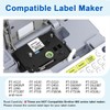 5 Pack Compatible with Brother Label Maker Tape P Touch