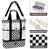 Bluboon Mesh Beach Tote Bag with Cooler Compartment Insulated Detachable