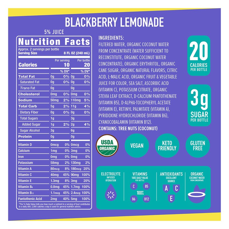 ROAR Complete Hydration Organic - Electrolyte Drinks Loaded with Vitamins