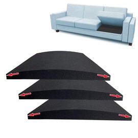 YIYIREA 22"x22" Couch Cushion Support for Sagging Seat 40D Sofa Furniture Seat Cushion Sagging Repair Curved High Density Foam Replacement for Sectional Loveseat Chair (3)