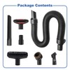 BGSIME 7PCS Vacuum Attachments Kit with 5140128-68 Replacement Vacuum Hose