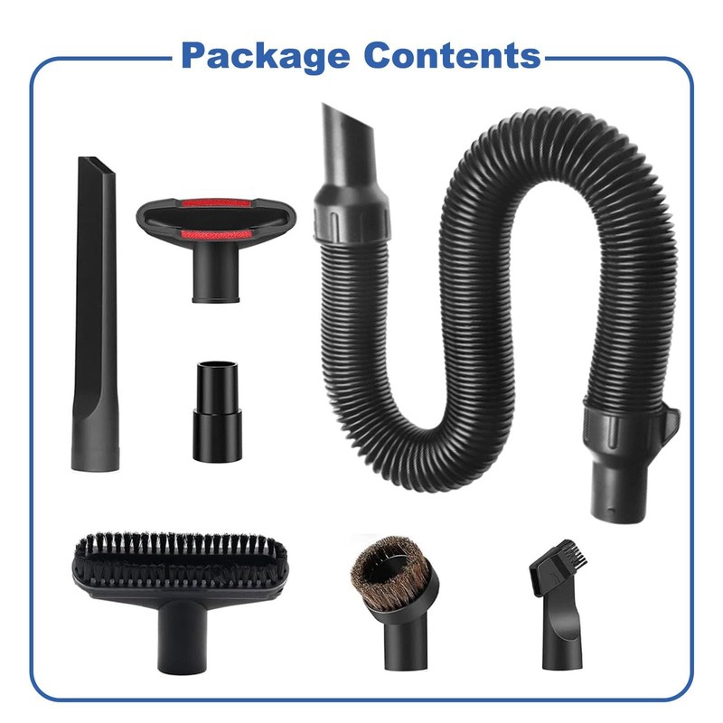 BGSIME 7PCS Vacuum Attachments Kit with 5140128-68 Replacement Vacuum Hose