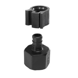 PEXLOCK 30841 Female Adapter 1/2", Black