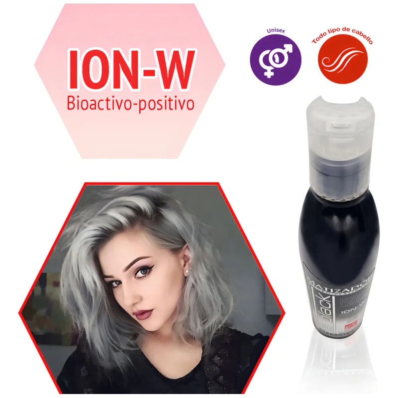 Shampoo Matizador Le Black Negro - Cabello Gris Plata +