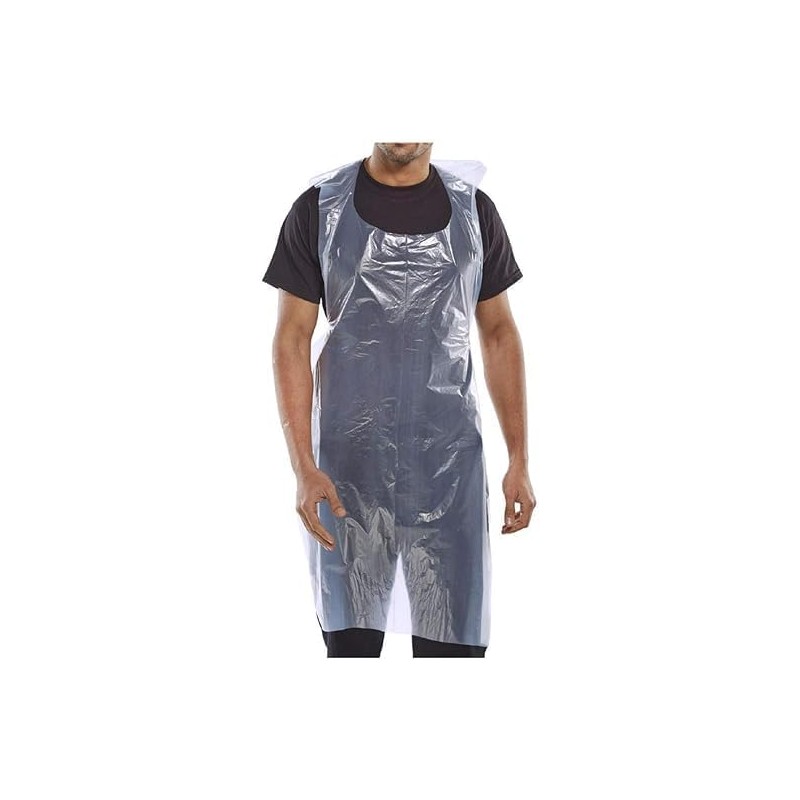 Quality 100 Disposable Aprons for Adults White | Waterproof Apron