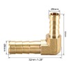 sourcing map Hose Connection Adaptor for Angle Pipe Connector Brass