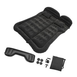 Hihaha SUV Air Mattress Bed/for Car/PVC, Flocking / 1 Set Black