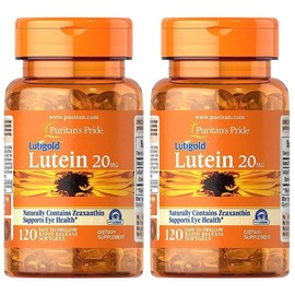 Puritans Pride Lutein 20mg 120 tablets 2pcs / 퓨리탄 프라이드 루테인 Puritans Pride Lutein 20mg 120정 2개