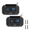 Pack of 2 USB Socket 12 V, Car 12 V