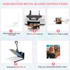 ToBeAce 20 Pcs Sublimation Metal Photo Blanks 12"x12", Aluminum Sublimation