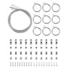 QWORK® 10 pieces rope suspension installation, 1.5 mm x 1
