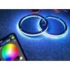 JHB Pair 8" Bluetooth Remote RGB LED Rings Lights for