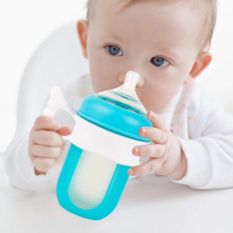 Baby Bottle Handles for Boon Nursh Reusable Silicone Pouch Baby