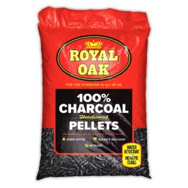 Royal Oak 20 lb. 100% Charcoal Hardwood Pellets BBQ Grilling Smoking Fuel Wood