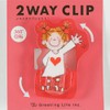 Greeting Life Acrylic Clip Rotating Coco-chan RYZ-1067 Red
