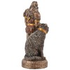 Veronese Miniature Figurine Germanic God Tyr Bronze Hand-Painted