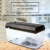 Strip Cut Paper Shredder USB Or Battery Powered Electric A4