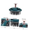 WOONEKY Shampoo Comb Convenient Scalp Massager Compact Scalp Exfoliator Scalp