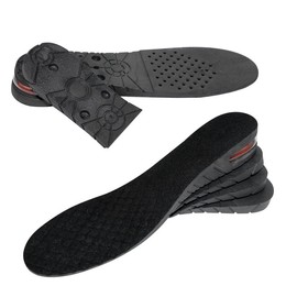 ZHIYE Height Increasing Shoe Insole, 8 cm Adjustable 4-Layer Orthotic Air Cushion Heel Insert Increase Insole for Men Women