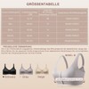 CYTMTZGA Mastectomy Bra Front Closure Seamless Denture Bra with Prosthesis
