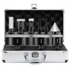 9Pcs Diamond Core Drill Bits Set 5/8"-11 Thread, Porcelain Ceramic