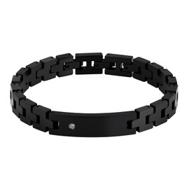 Feifuli Men's Stainless Steel Bracelet 7.4-8.8 Inches Solid Thick Chain