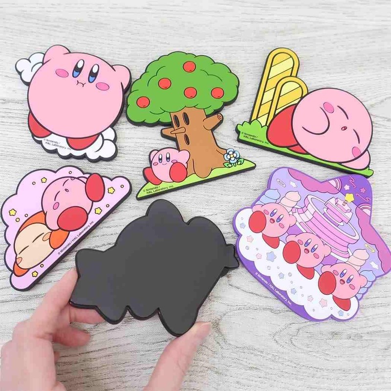 SK Japan Kirby Star 17233 Rubber Magnet, Kirby Hovering, Large