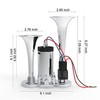 150DB Air Train Horn kit for Car, 12V Super Loud