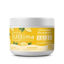 Ultima Replenisher Daily Hydration Electrolyte Drink Mix - Lemonade -30 Servings
