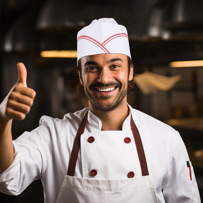 LEDMOMO (20 Piece Set) Disposable Clean Cap, Chef Hat, Cook