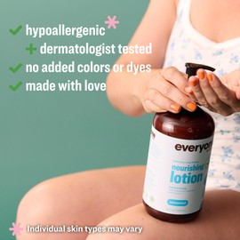 Everyone 2-in-1 Lotion for Hands/Body, 32 ounce (Pack of 2) Unscented made for Men and Women