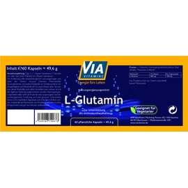 L-Glutamin 600mg 60 Kapseln