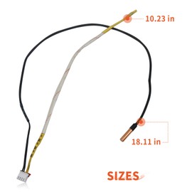 Air Conditioner Temperature Sensor Thermistor Probe Freeze Control Sensor Universal Replacement for GREE Air Conditioner Fix F1 F2 Fault Codes Double Air Conditioning Probe 20K Copper & 15K Rubber
