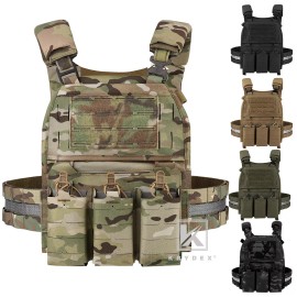 KRYDEX FCPC V5 Tactical Plate Carrier Tegris Assault Cummerbund KTAR Front Flap - Coyote Brown