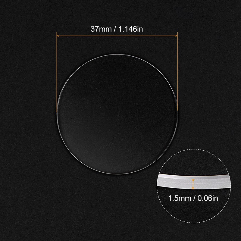 Sapphire Glass Watch Repair Lens 1.5mm Thickness Glass Watch Maintenance