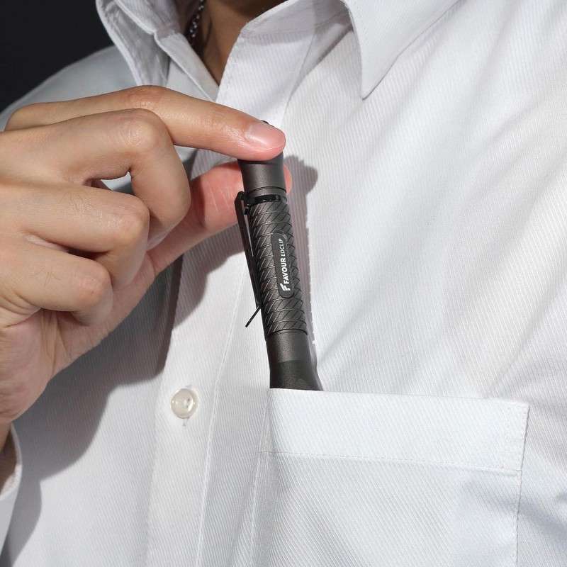 Favour LED Torch with Clip Holder, 250 Lumens, 2 Light