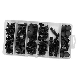 NUZAMAS 146Pcs Nylon Bumper Shield Retainer Universal Auto Body Shield Retainer Fastener Clip General Car trunk Buckle Truck Ceiling Rivet Fixing Clip