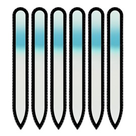 Coloured Glass Nail File with Velvet Bag, Real Toughened Glass from the Czech Republic – Lifetime Guarantee | Hand Made in the czech republic