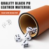 Liliful 2 Set Leather Dice Cups Include 10 Leather Game