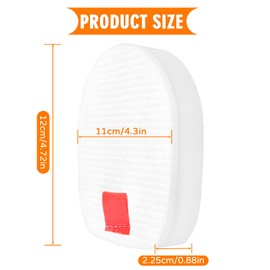 HUAREW Filter Replacements Compatible with Shark IZ162h IZ163h IX140 IX141 IZ362h IZ440h IZ462h IZ482h IZ483h IX142 IZ140 IZ140c IZ141c IZ142 UZ145,Cordless Stick Filters, Comapre to Part # 617FJ140