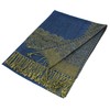 Paskmlna Chal de pashmina de doble capa reversible con patrón