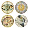 Castle Melamine Celestial Maps Placemats - Set of 4