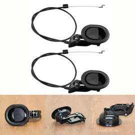 UCCKEYI Recliner Replacement Parts with Pull Handle & Release Cable, Repair Recliner Mechanism Parts Compatible with Most Furniture of Recliner Sofa Chair Couch Cable Lever Switch (2 Sets)