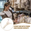 Ciieeo Wide Shoulder Hanger 15.15 Inch Plastic Coat Hanger with